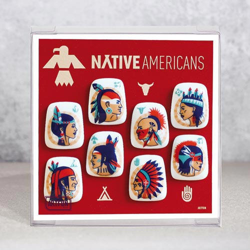 Native Americans - Le Coffret de 8 Fèves